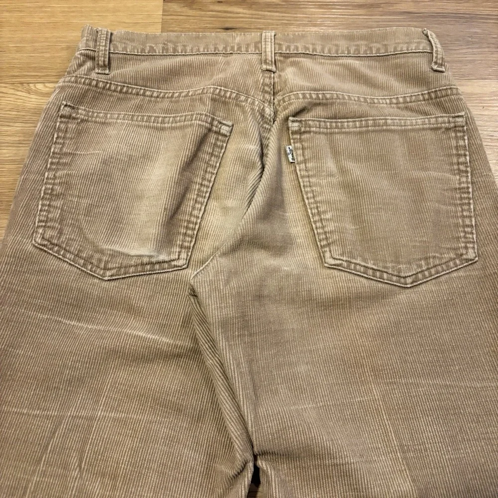 VTG 1978 Levi's 646 Corduroy Pants *28x32 Bell Bottom Flare White Tab Faded 70s
